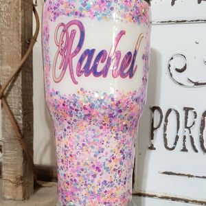 Confetti Glittered Tumbler